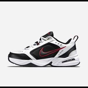 Nike Air Monarch Men's sz 10.5 white,black &red